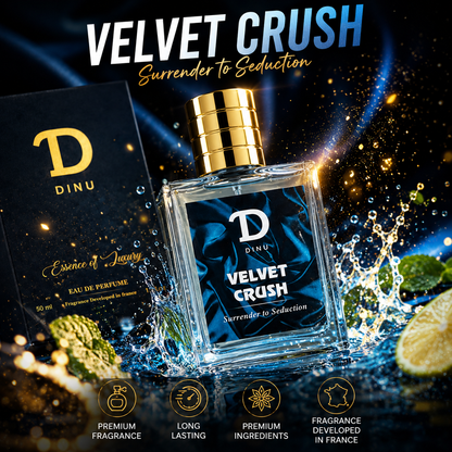 DINU Velvet crush long lasting unisex perfumes 8 Hrs |50ml