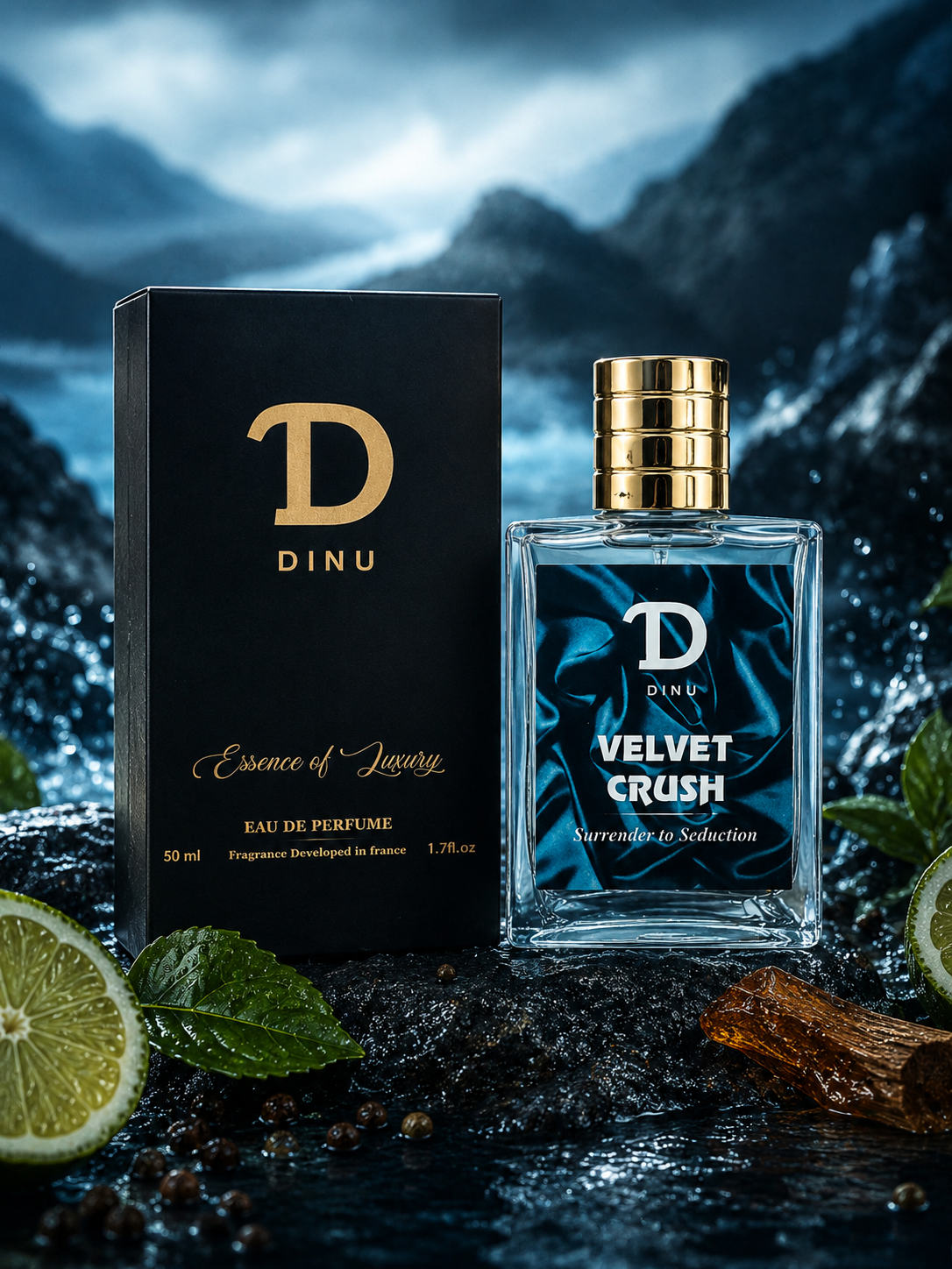 DINU Velvet crush long lasting unisex perfumes 8 Hrs |50ml